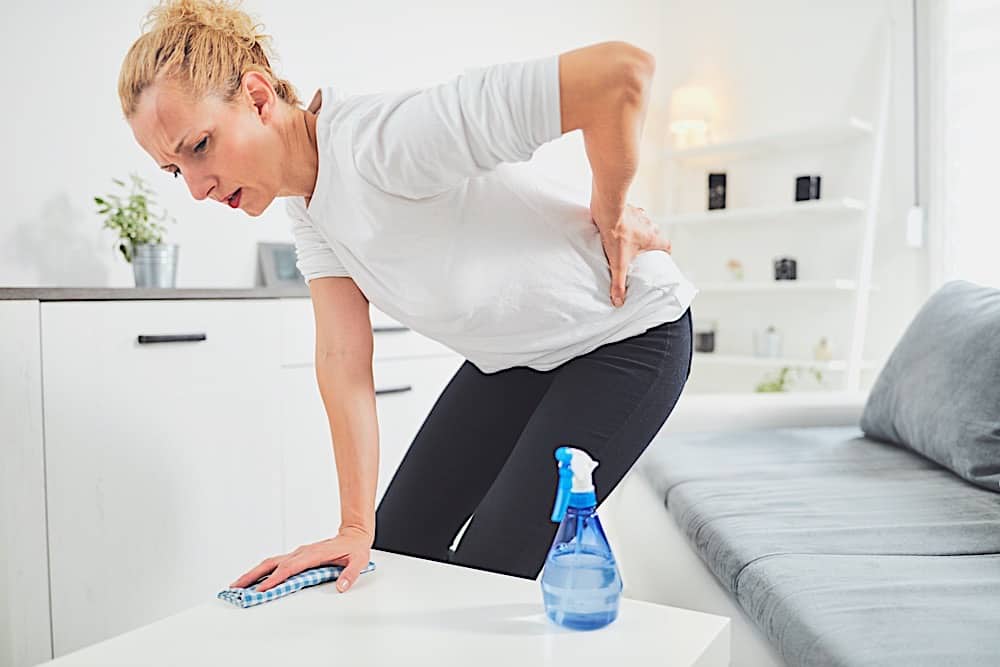 Injury While Cleaning The House And Doing Daily Housework.